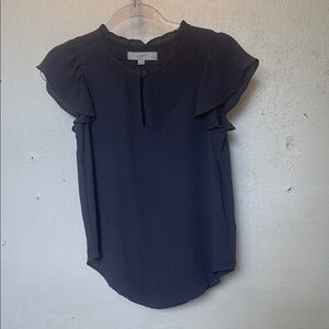 LOFT Women's Dark Blue Blouse ( XXSP)